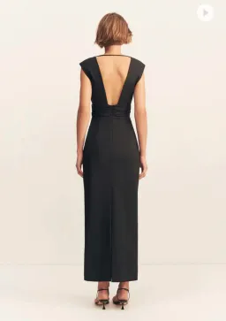 Shona Joy Lani Plunge Maxi black size 14 for rent on The Volte - image 2
