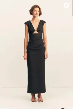 Shona Joy Lani Plunge Maxi black size 14 for rent on The Volte - image 1