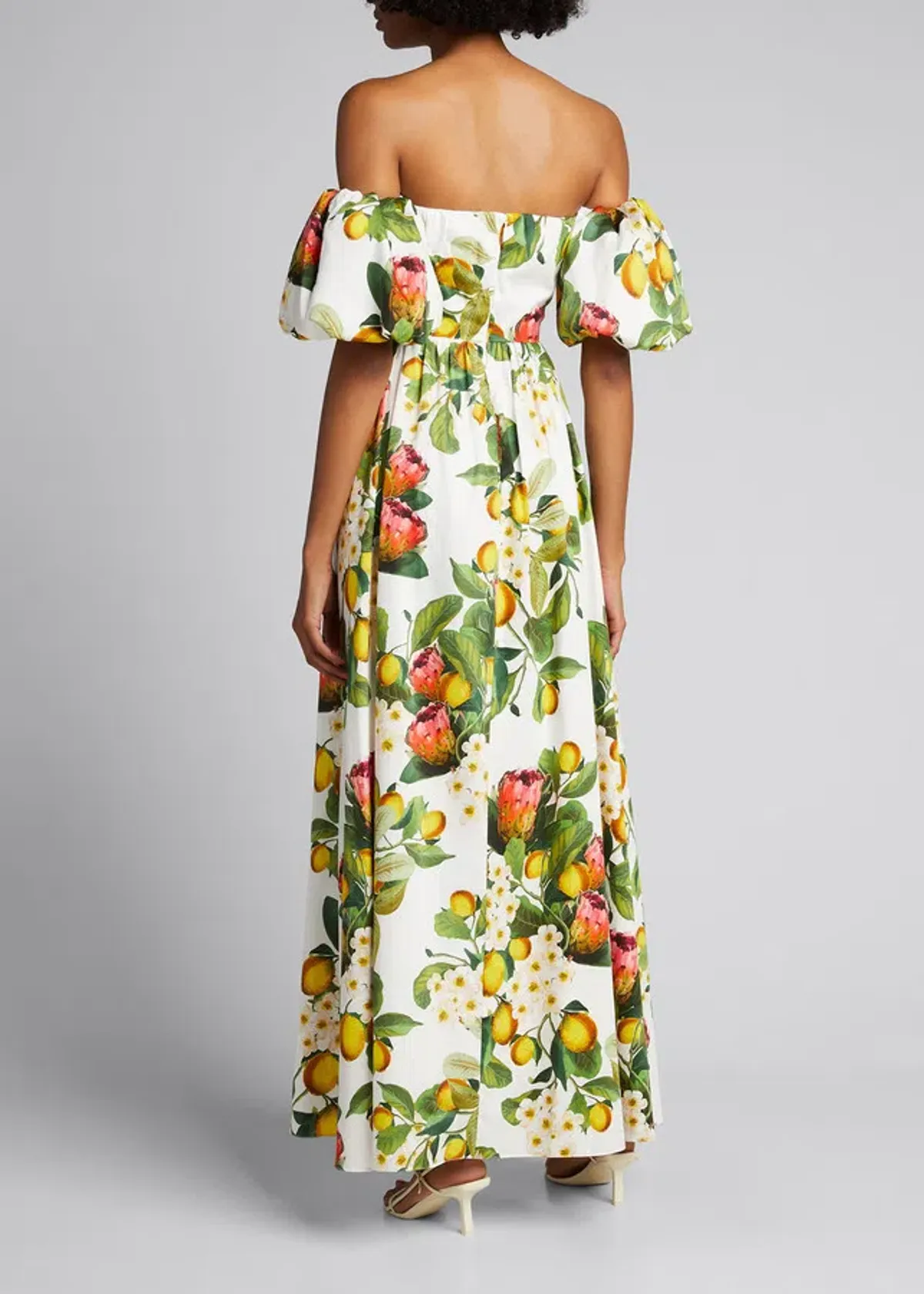 Borgo De Nor Juliet Off the Shoulder Maxi Dress Print Size 8 - Image 2