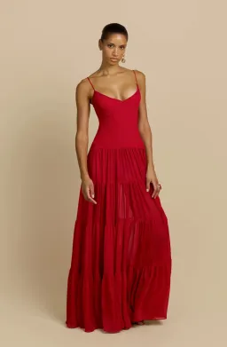 DELPHINA DRESS RED: Arcina Ori for rent on The Volte - image 3