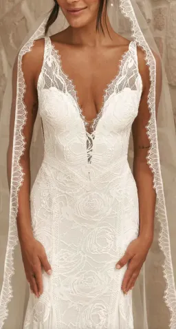 Grace Loves Lace Lumi Wedding Veil for rent on The Volte - image 4