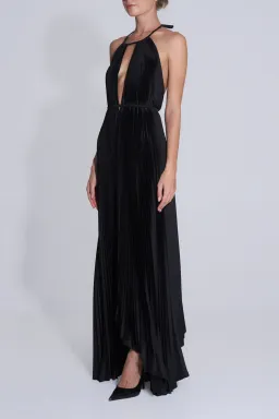 L'Idee Boheme Gown in Noir Black Size L / AU 12 for rent on The Volte - image 4