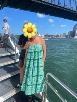 Innika Choo Frill Maxi Dress One Size for rent on The Volte - image 1