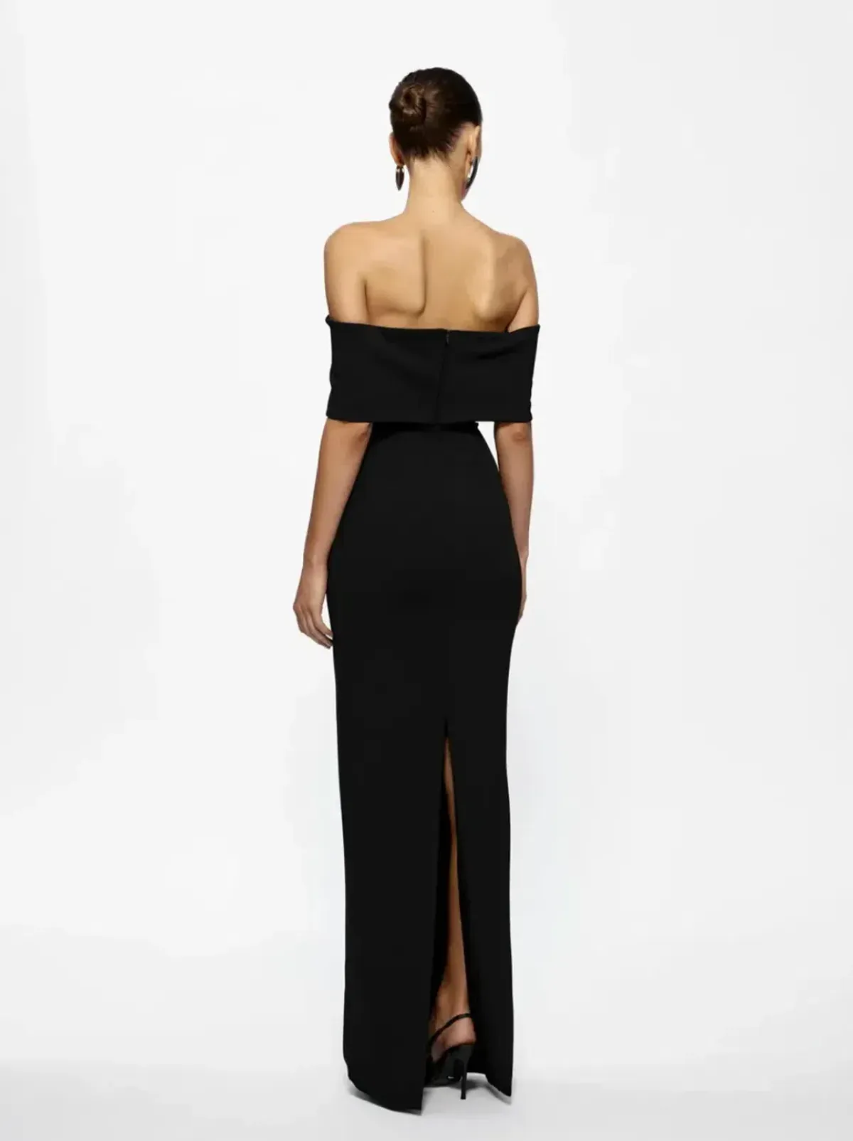 Effie Kats Rosalind Maxi Dress Black Size AU 10 - Image 3