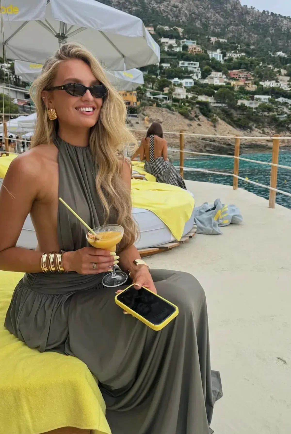 Arcina Ori Santina Dress Khaki Size S / AU 8 - Image 4