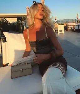 SIR THE LABEL BREEZE STRIPED RUCHED MESH MIDI DRESS MULTI SIZE 2 / AU 10 for rent on The Volte - image 5