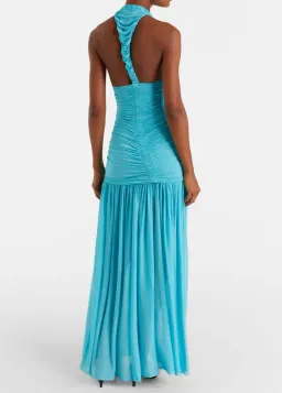 Christopher Esber Orion Gown in Cyan Blue AU 6 for rent on The Volte - image 2