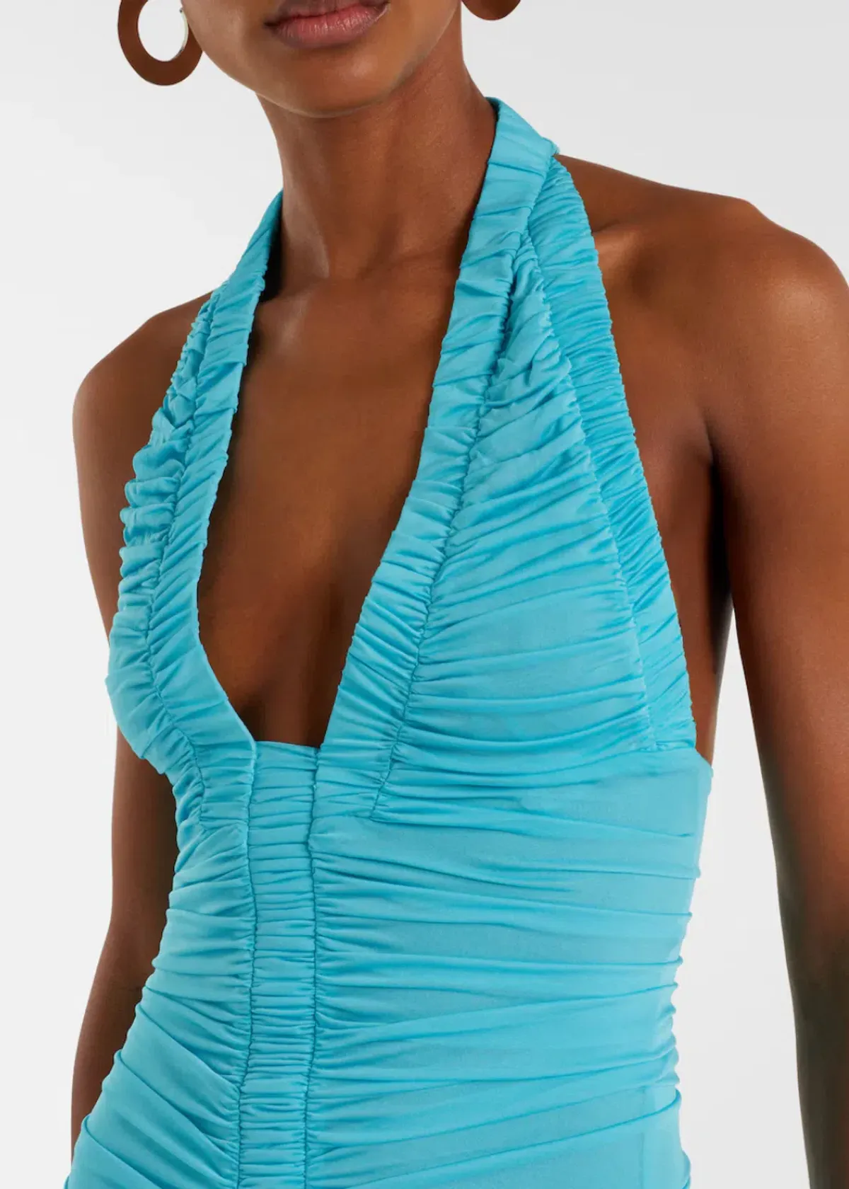 Christopher Esber Orion Gown in Cyan Blue AU 6 - Image 3