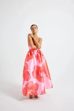 Pasduchas Kalani Midi Dress; size 10  for rent on The Volte - image 6