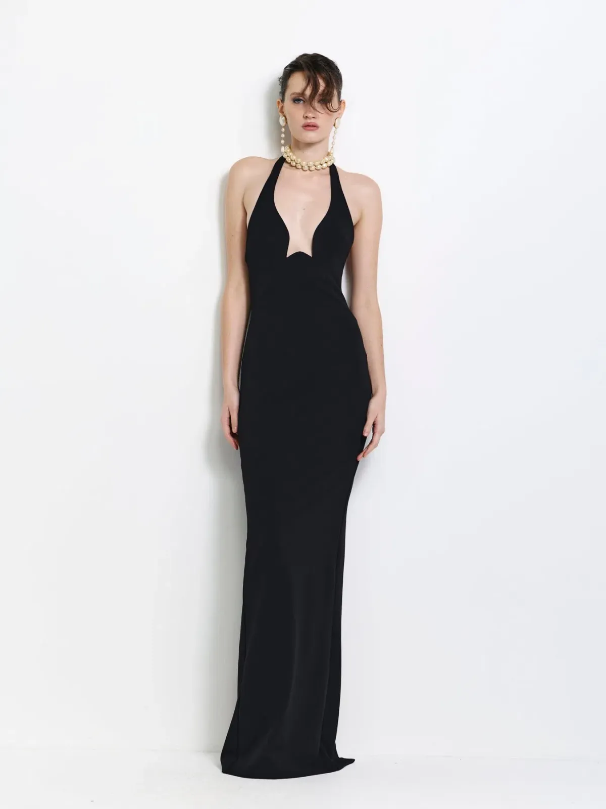Effie Kats Starla Maxi Gown in Black Size S / AU 8 - Image 1