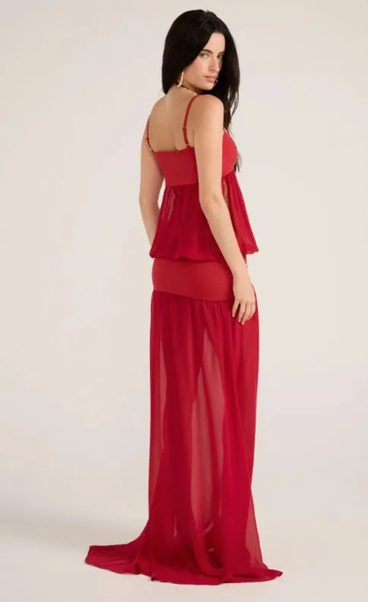 Ance Gria Romeo Gown in Red Size 6/XS - Image 2