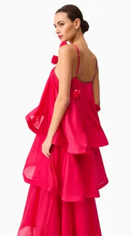 Elliatt Thalia Tiered Gown size L/12 for rent on The Volte - image 6