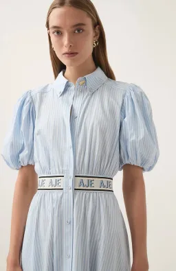 Aje Harling Logo Midi Dress size 8 for rent on The Volte - image 4