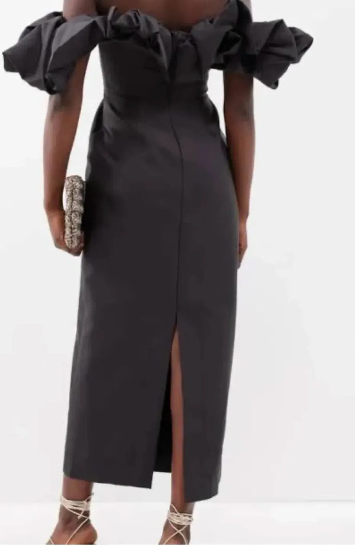 Alemais Suzi Off Shoulder Midi Dress Black Size 6 - Image 2