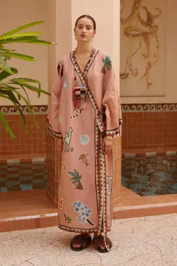 Alemais LAURENCE WRAP MIDI DRESS Size 6 for rent on The Volte - image 1