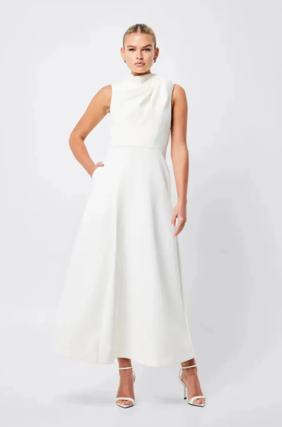 Mossman Cosmic White Dress - Image 1