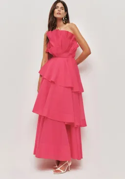 Aje Selestia Gown size 14 Pink Magenta for rent on The Volte - image 1