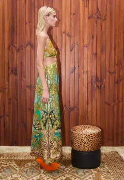 Alemais Clemenza Cut Out Midi Dress size 8 for rent on The Volte - image 4