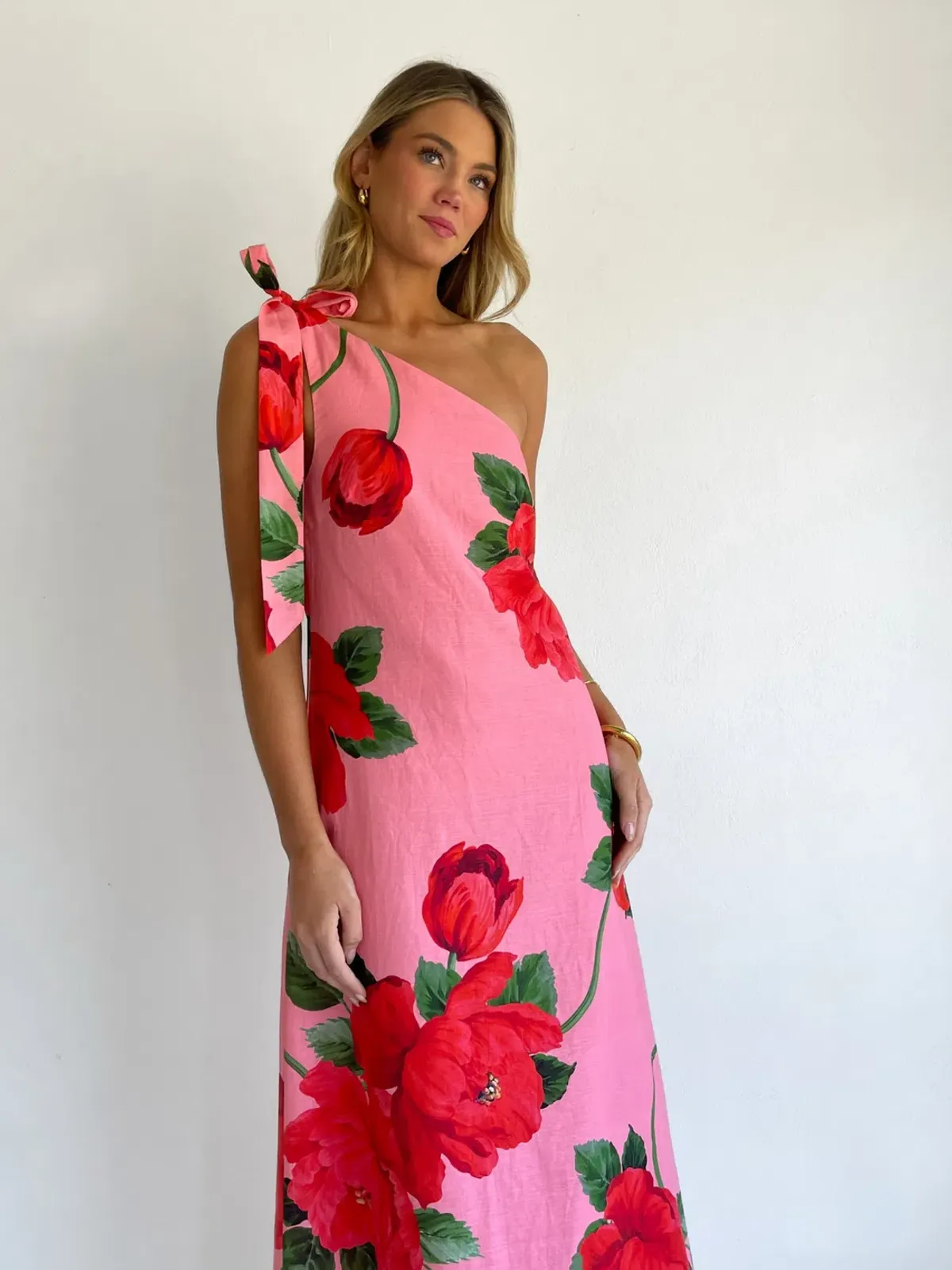 By Nicola Sorrento Maxi Dress size 12 Raspberry Bloom - Image 2