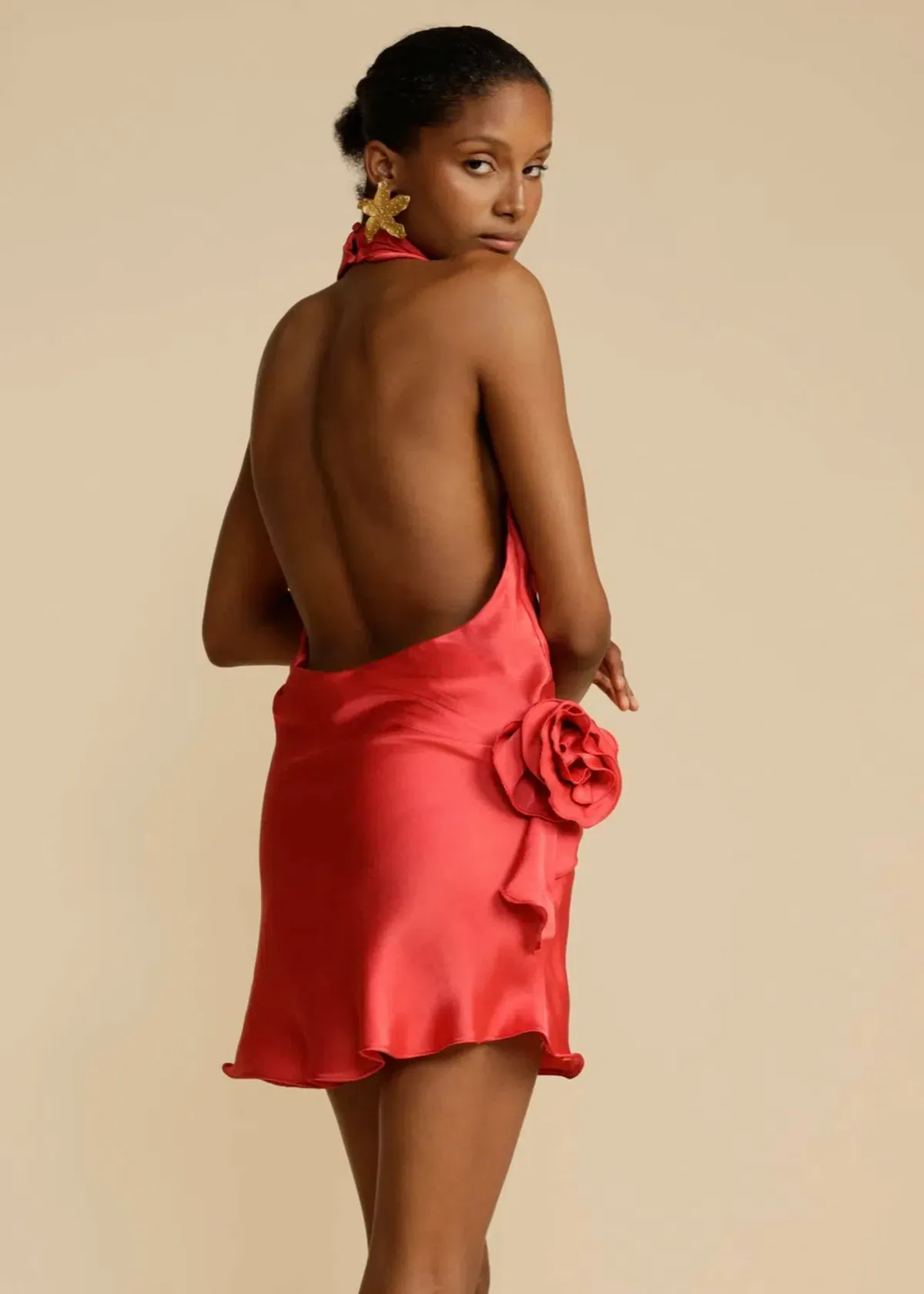 Arcina Ori Rosa Mini Dress in Red Size S / AU 8 - Image 5