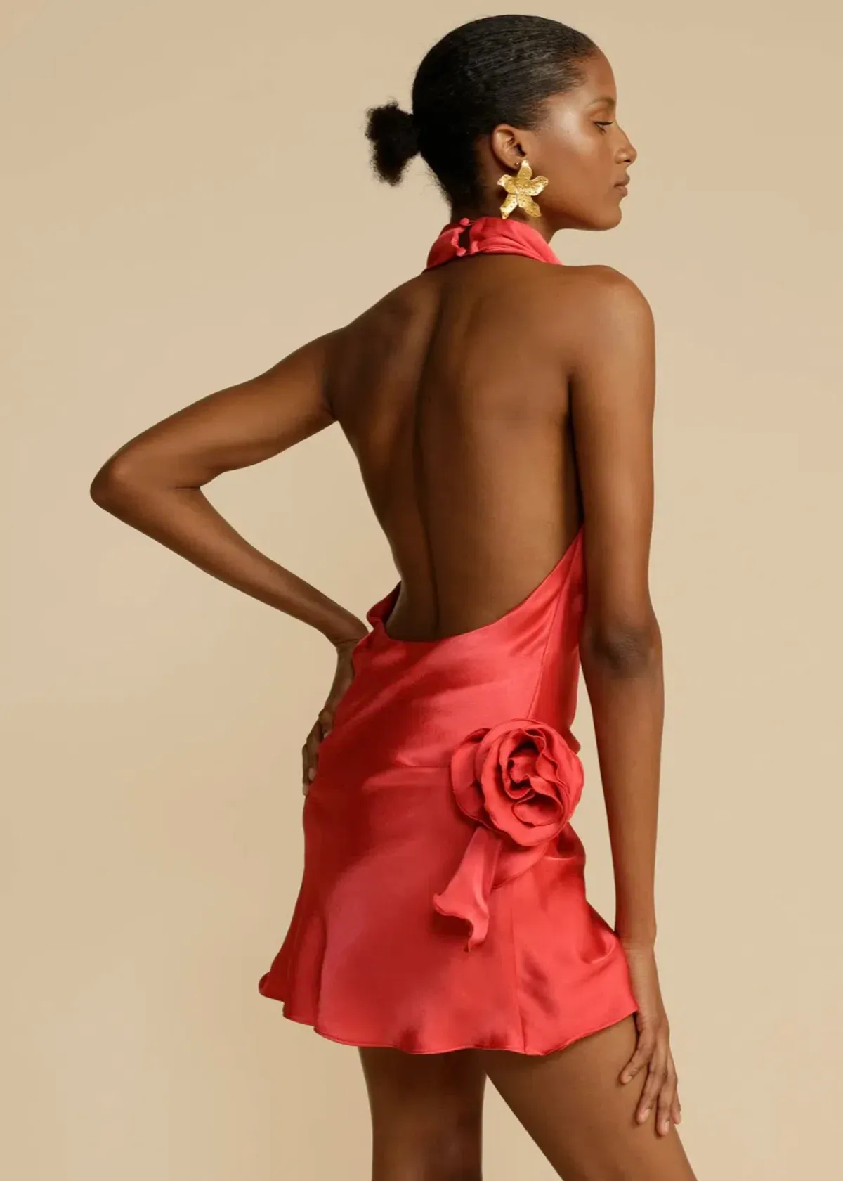 Arcina Ori Rosa Mini Dress in Red Size S / AU 8 - Image 3