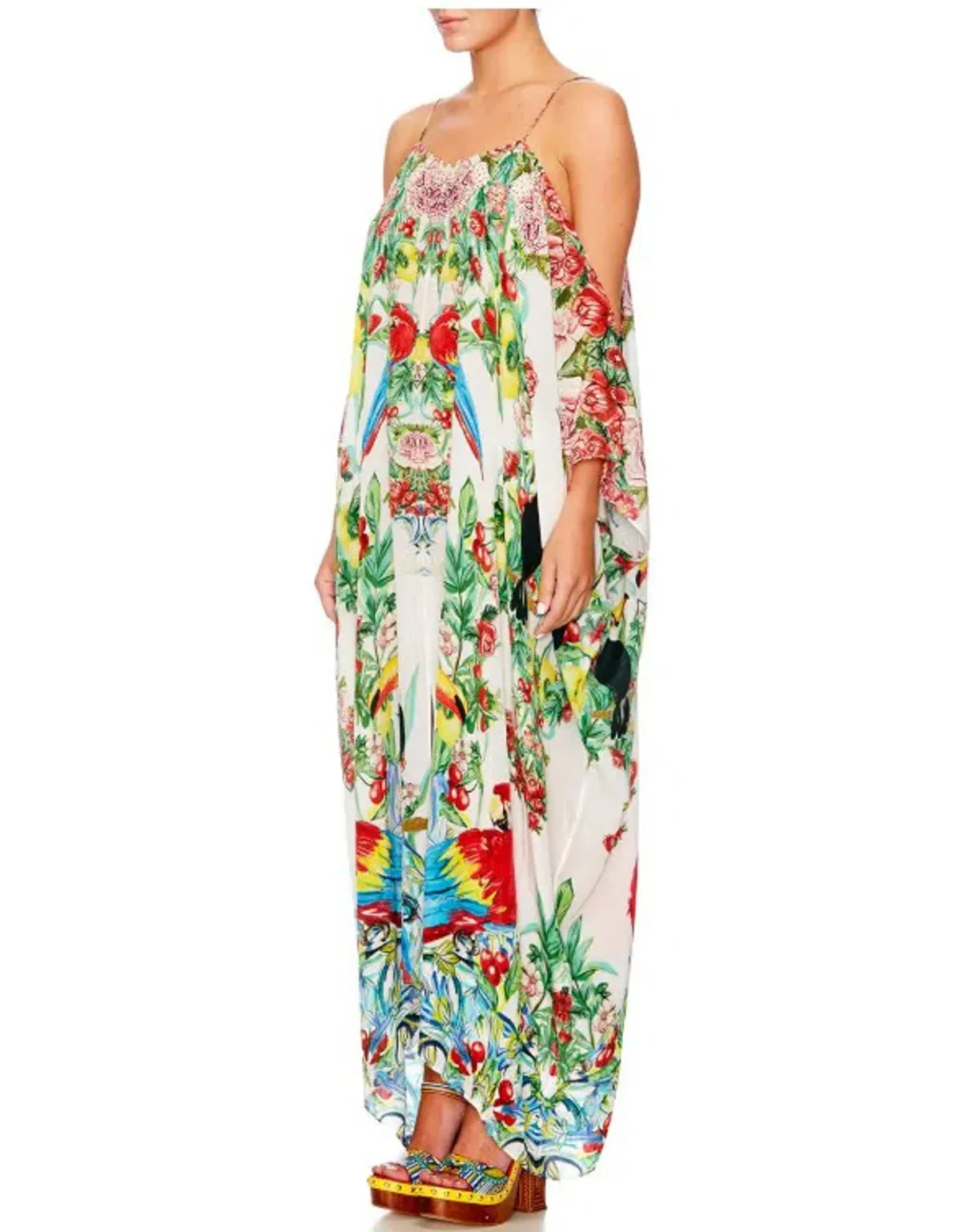 Camilla One Flew Over Paradise Play Shoestring Kaftan Silk OSFM  - Image 4