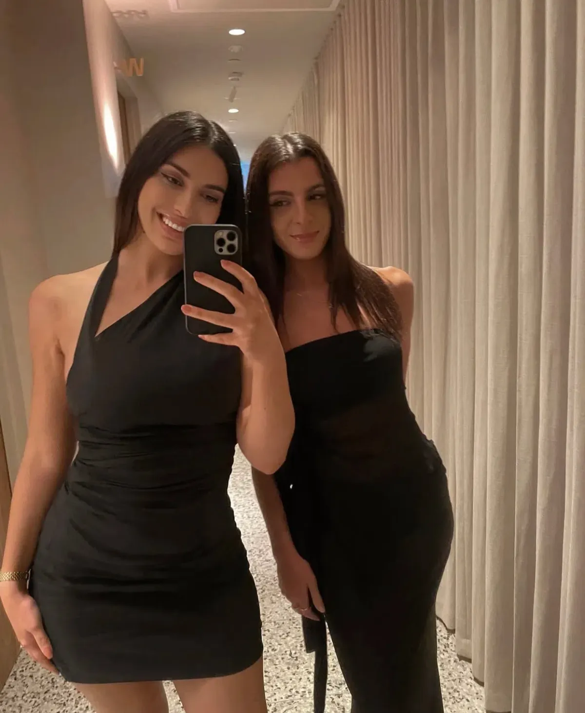 SIR the Label Azul Gathered Mini Black - Image 4