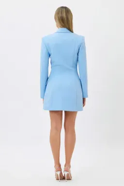 BIANCA AND BRIDGETT Nellie Blazer Dress Blue Size 6 for rent on The Volte - image 3