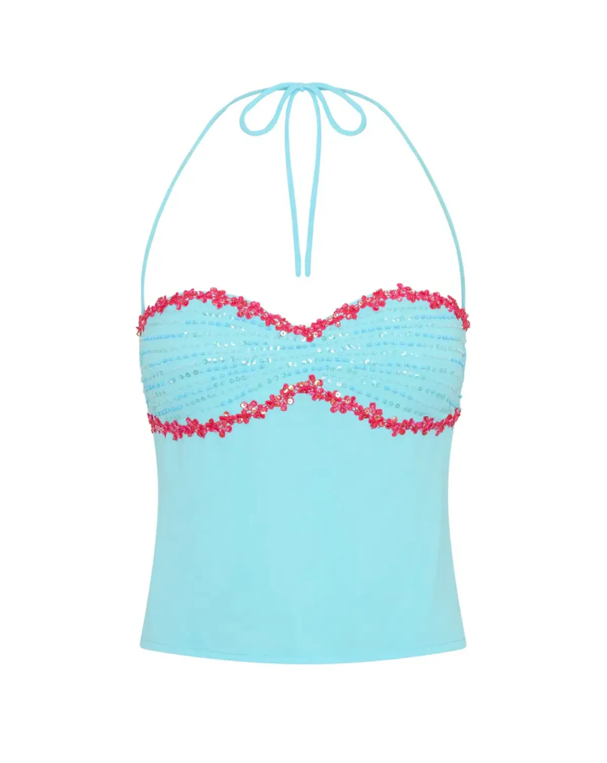 I AM DELILAH JEMIMA MIDI SKIRT & JEMIMA HALTER. SIZE XS / AU 6-8 - Image 5