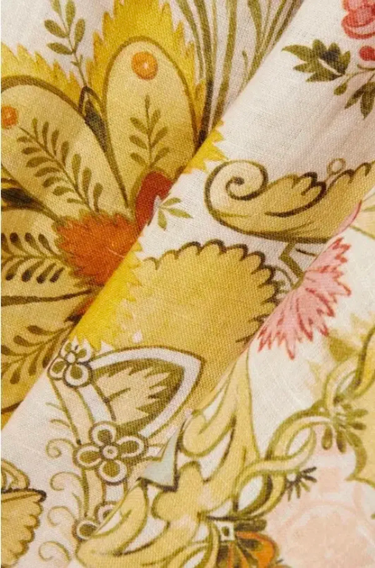 Zimmermann Laurel Floral Linen Kaftan Size 1 Fits to Size 12 AU - Image 5