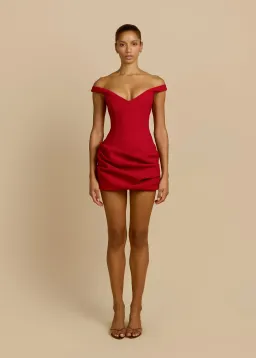 Arcina Ori Avery Mini Dress Red Size L / AU 12 for rent on The Volte - image 4