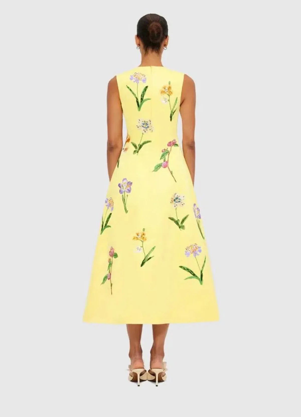 Leo Lin Cleo Sleeveless Midi Dress - Image 3