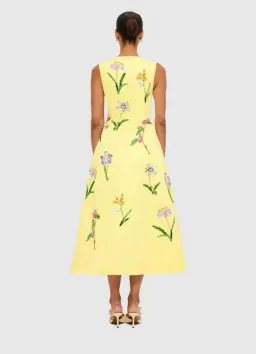 Leo Lin Cleo Sleeveless Midi Dress for rent on The Volte - image 3