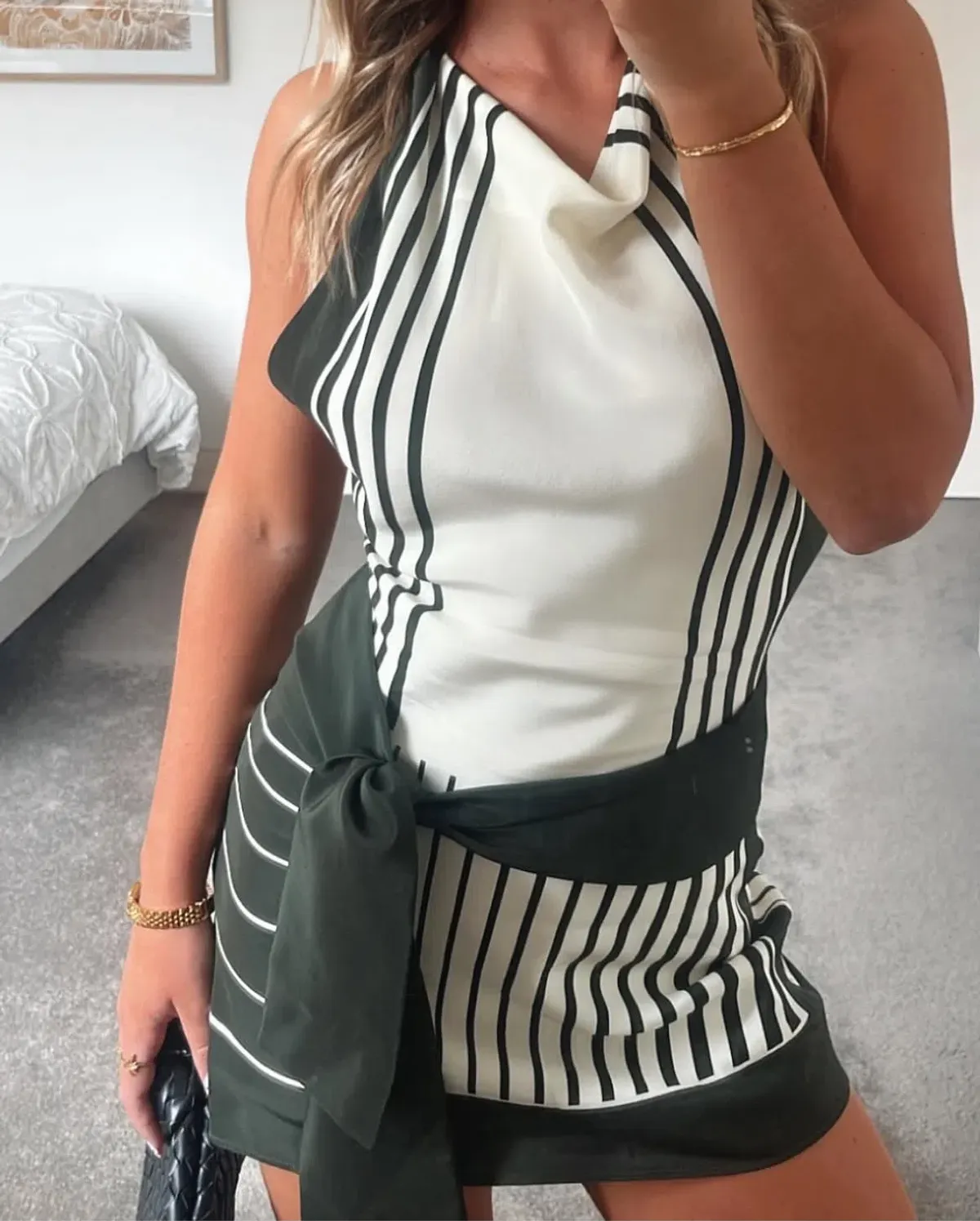 SIR Leilana Mini Green Garden Stripe Size 0 - Image 2