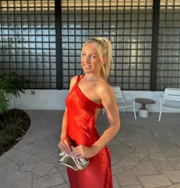 Arcina Ori Monique Gown Rust size 6 for rent on The Volte - image 2