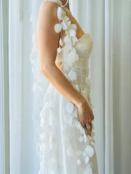 Zimmermann Botanica Petal Mermaid Gown Size 0 for rent on The Volte - image 6