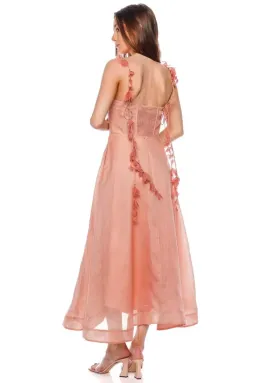 Zimmermann Wonderland Corset Midi in Dusty Pink Size 1 for rent on The Volte - image 4