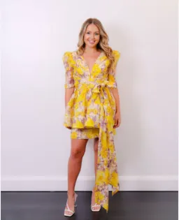 Zimmermann High Tide Peplum Mini Dress Size 0 (AU 6–8) for rent on The Volte - image 5