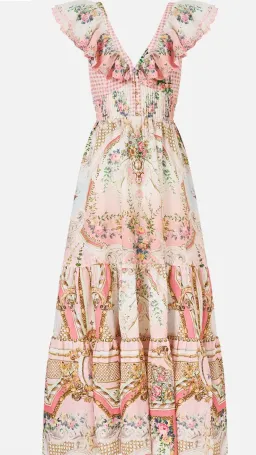 Camilla Lisbon Lullaby Tiered Dress with Neck Frill s.S for rent on The Volte - image 3