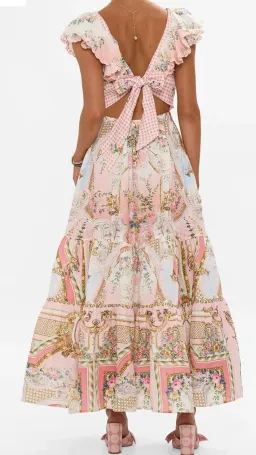 Camilla Lisbon Lullaby Tiered Dress with Neck Frill s.S for rent on The Volte - image 2