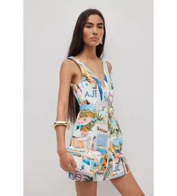 Aje Ambie Mini Dress Postcard Size AU 10 for rent on The Volte - image 3