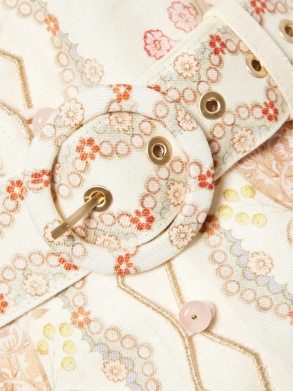 Zimmermann The Daylight Mini Dress in Wallpaper Floral Blush size 3 au 14 - Image 5