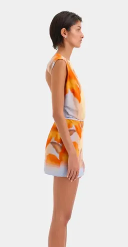 Sir the Label Serene Mini Dress Sequoia Floral Size 0P / AU 6 Petite for rent on The Volte - image 4