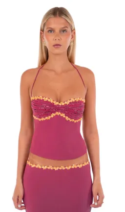 I am Delilah Jemima set in the colour wine for rent on The Volte - image 3