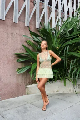 Dyspnea - TROPHY TULLE MINI DRESS - Size XL  for rent on The Volte - image 6