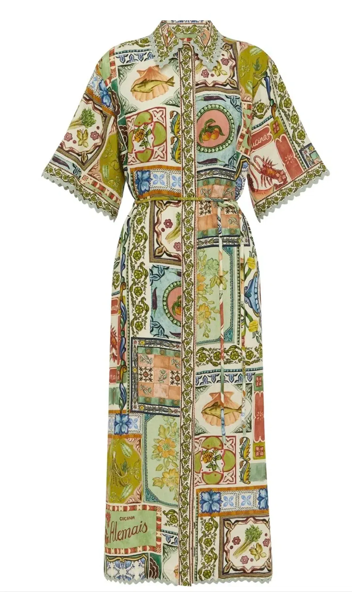 Alemais Tommasina Shirt Dress with pockets Size 12 but fits 14: - Image 7