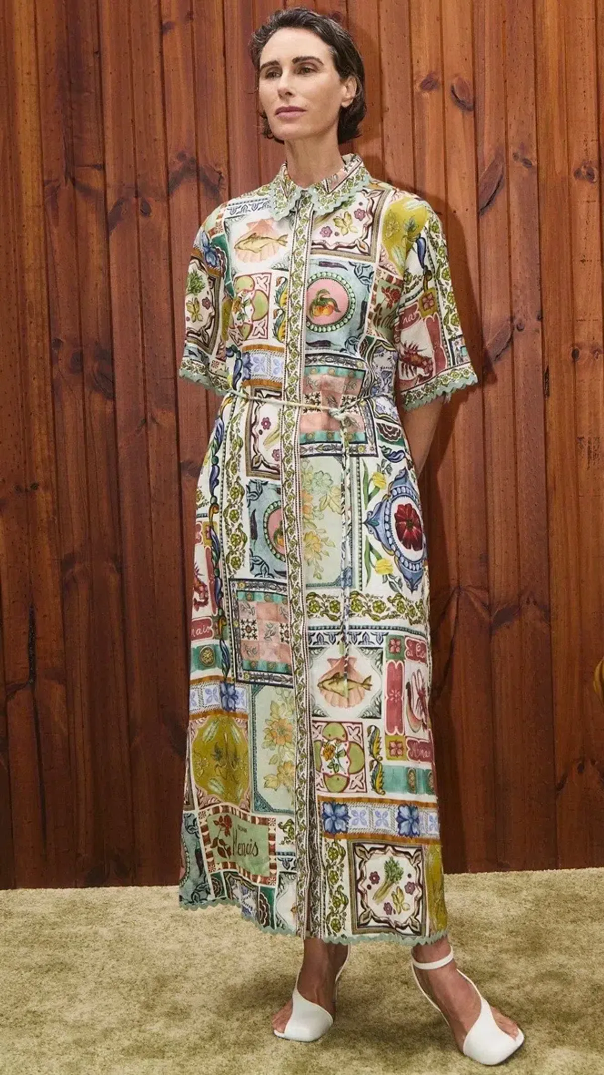 Alemais Tommasina Shirt Dress with pockets Size 12 but fits 14: - Image 1