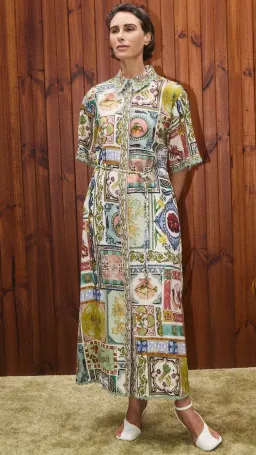 Alemais Tommasina Shirt Dress with pockets Size 12 but fits 14: for rent on The Volte - image 1