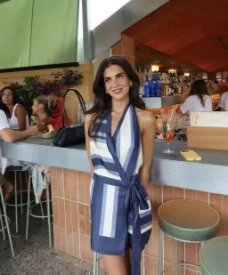 SIR the Label Dazed Wrap Halter Mini Dress for rent on The Volte - image 6