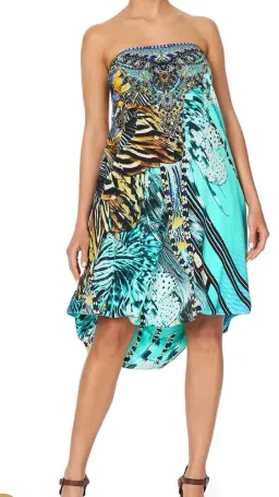 Camilla Marine Queen Round Neck Kaftan O/S for rent on The Volte - image 6